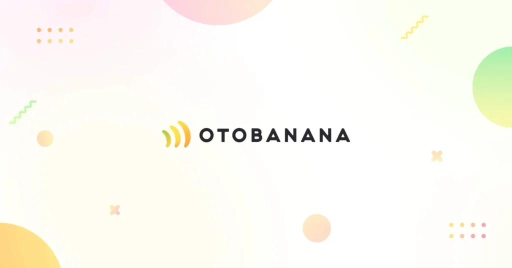 OTOBANANAの公式サイト画像